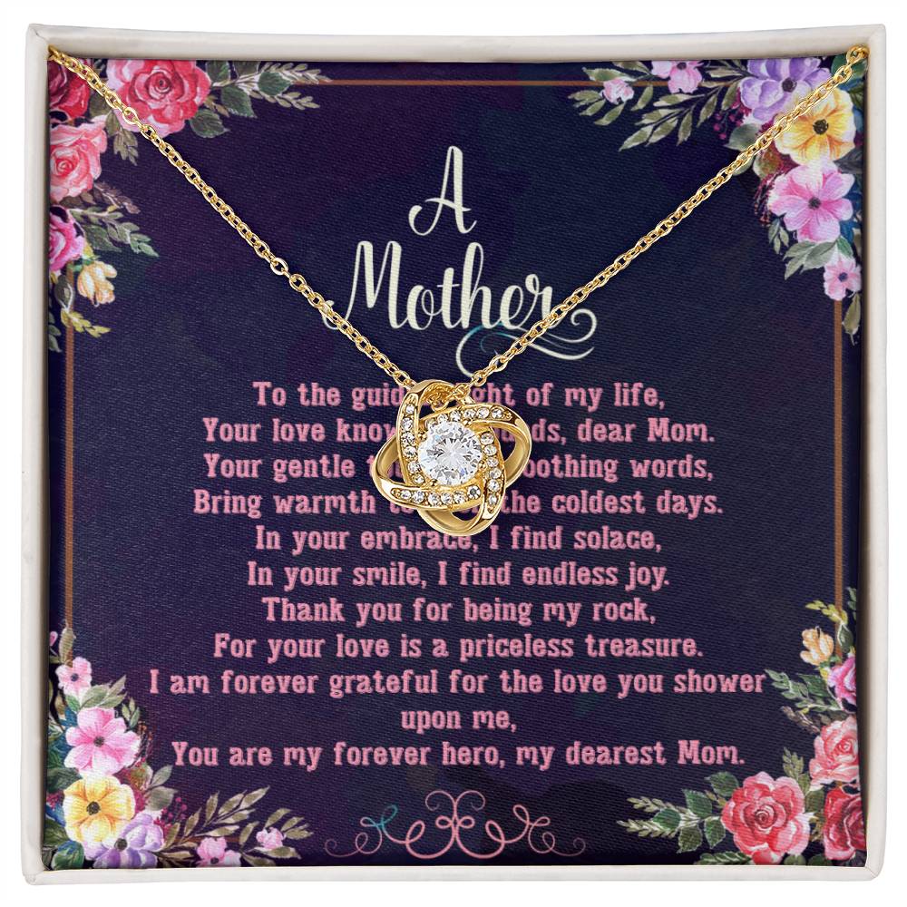 A mother is
