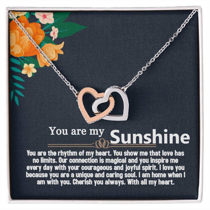 To My Sunshine Wife. You are......-two hearts
